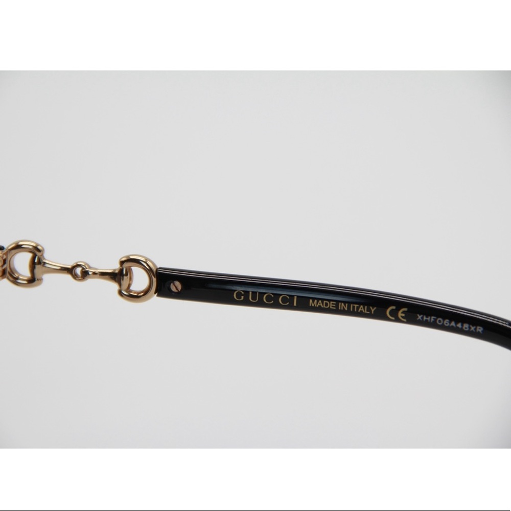 NEW GUCCI GG0890S 001 BLACK SQUARE GUCCI SUNGLASSES - Picture 10 of 13